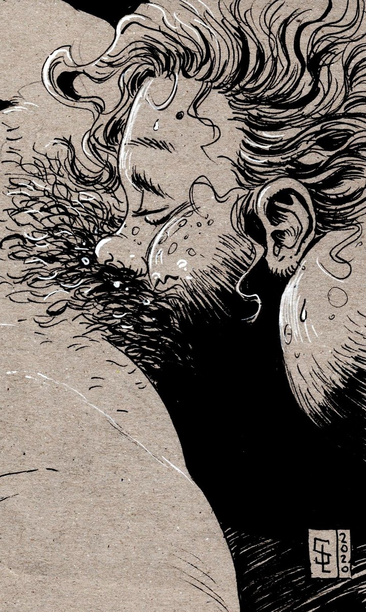 Slartzee's tweet photo. Snoot
#slartzee #art #elin #auke #traditionalart #ink #monochrome #greypaper #cunnilingus #hairy #eatingout #godown #yuri #freckles #curlyhair #messy #sniffing #wet https://t.co/hPUFmFTwPB