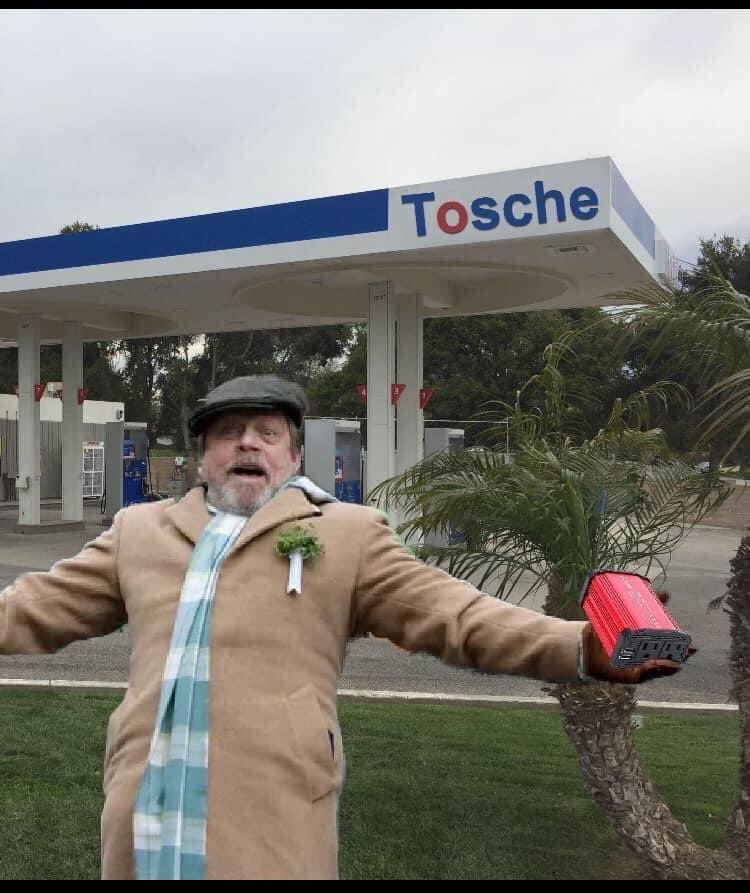Thank you @HamillHimself for picking up the power converters we’ve been holding since 1977. #hamillhimself #powerconverters #toschestation1