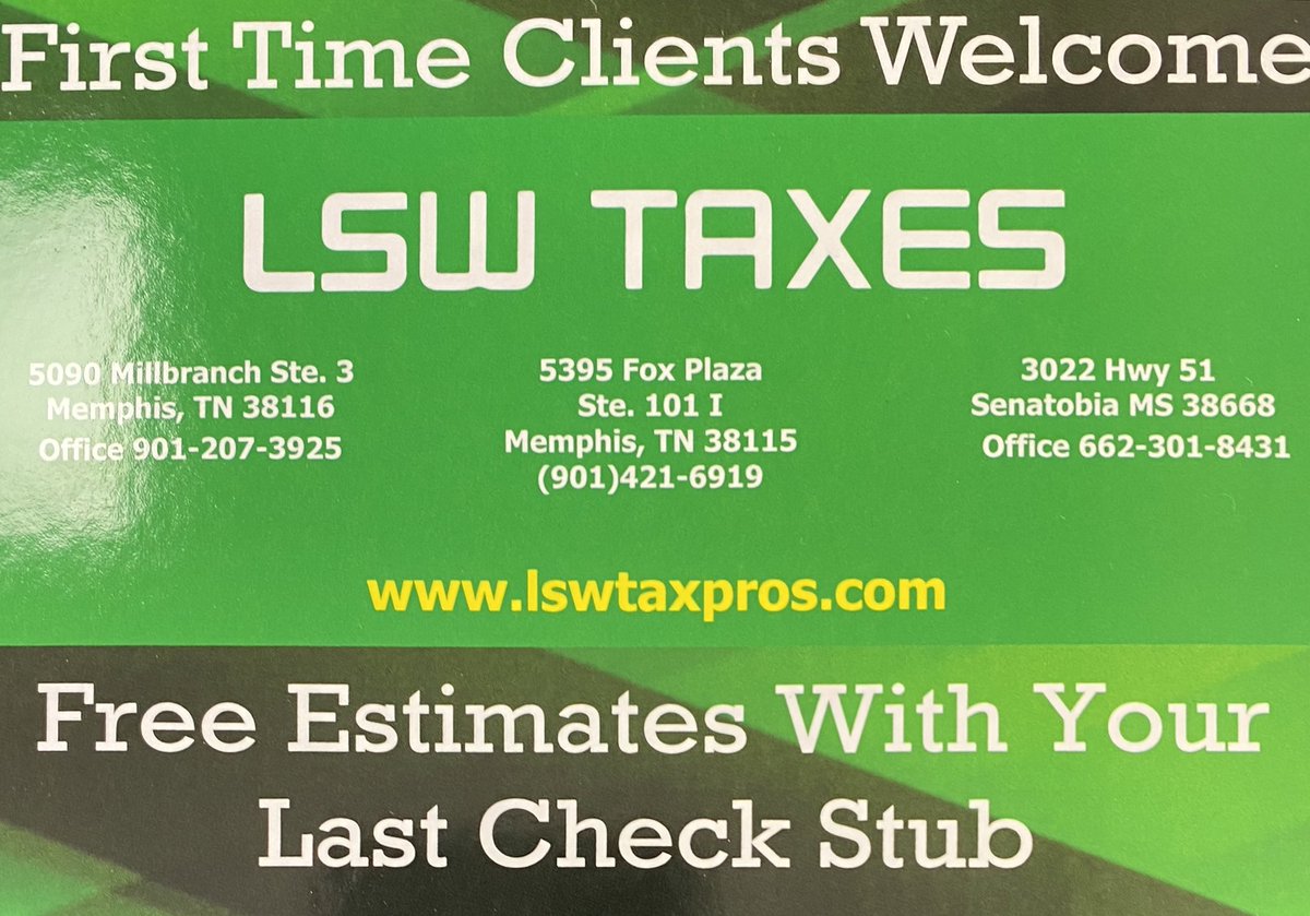 IvoryM901's tweet image. It’s almost that time guys. Come get your taxes done by the best. Don’t want to leave the comfort of your home? Virtual tax preparation is available as well! Message me for more Info.