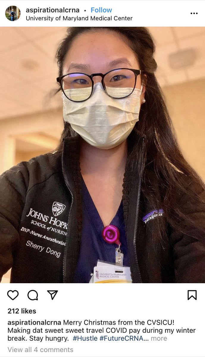 Hopkins Students, like CRNA/DNP STUDENT Sherry Dong, deceive patients!