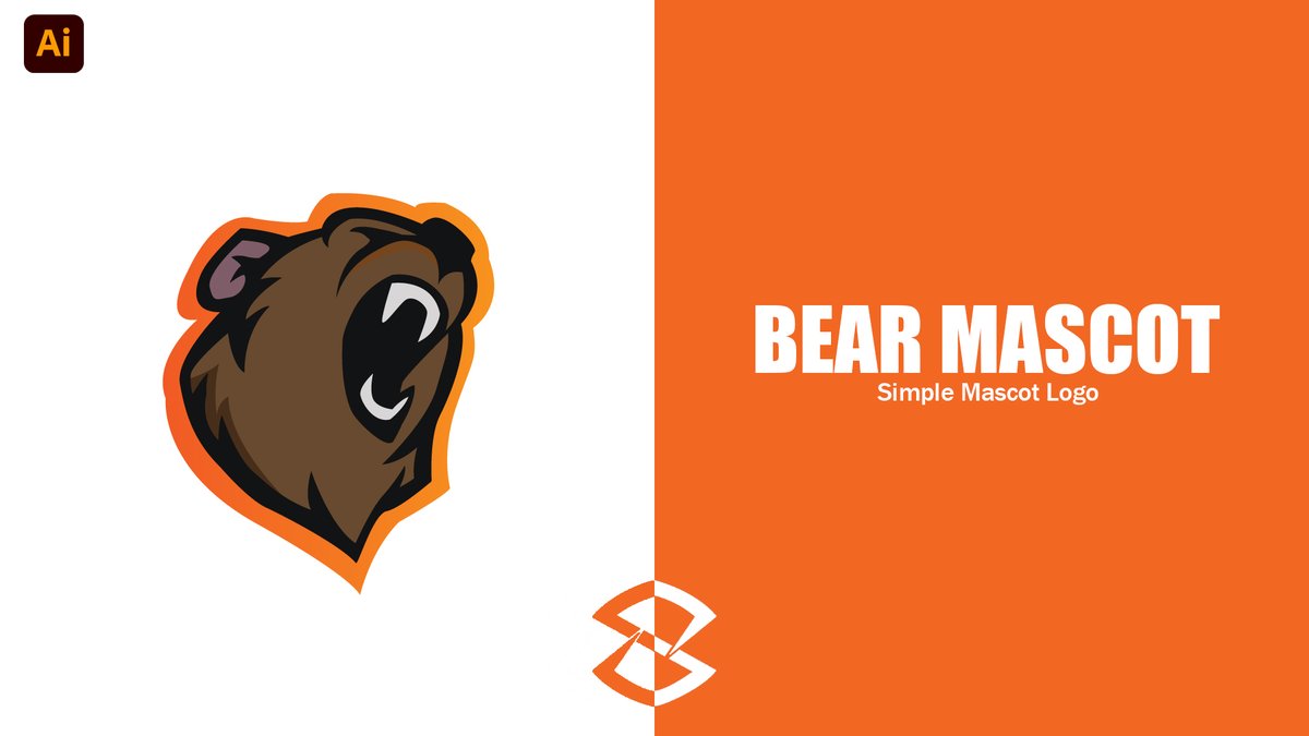 Stormz_Graphics's tweet image. Simple Bear Mascot Logo Made in Illustrator.

I'm open for any requests.

Feedback is Appreciated. &amp;lt;3