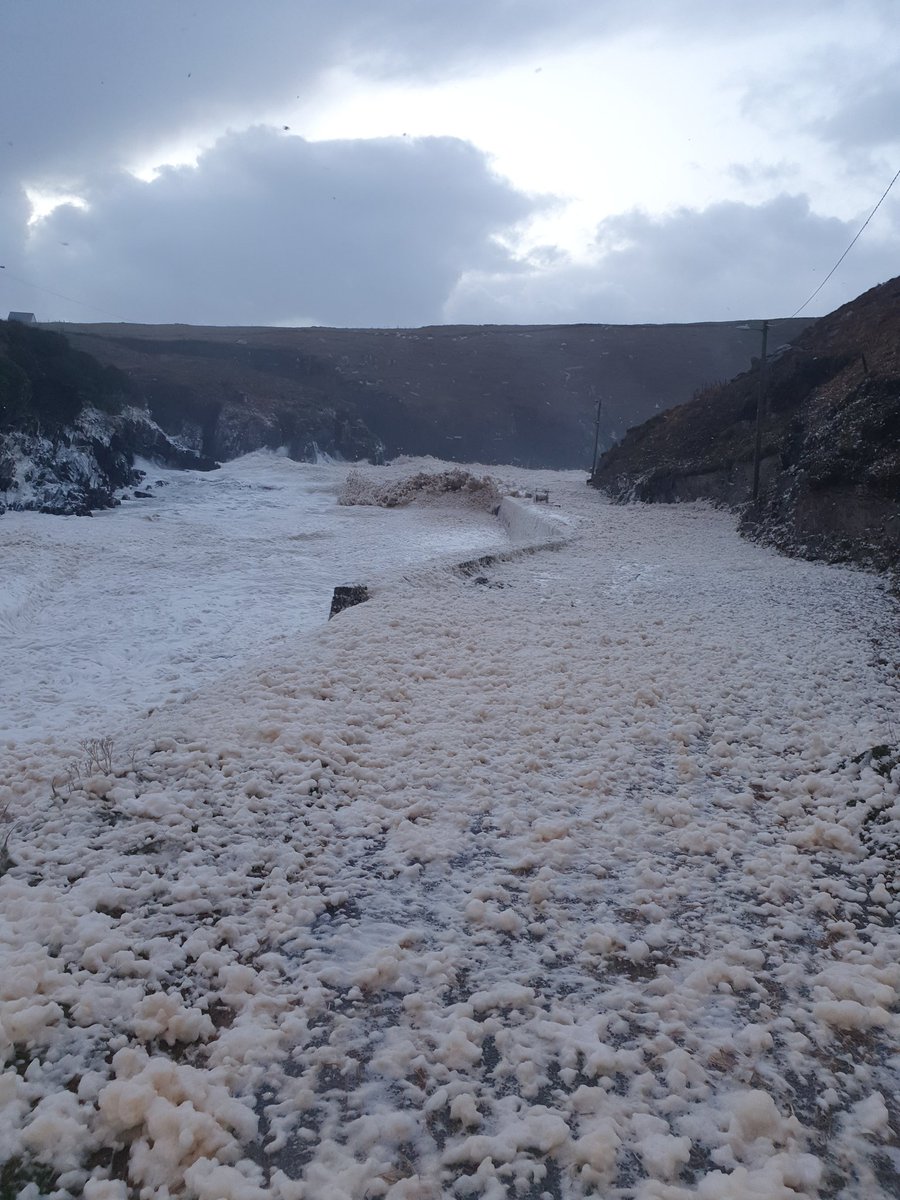 Storm Bella showing her power this evening in Brandon Creek