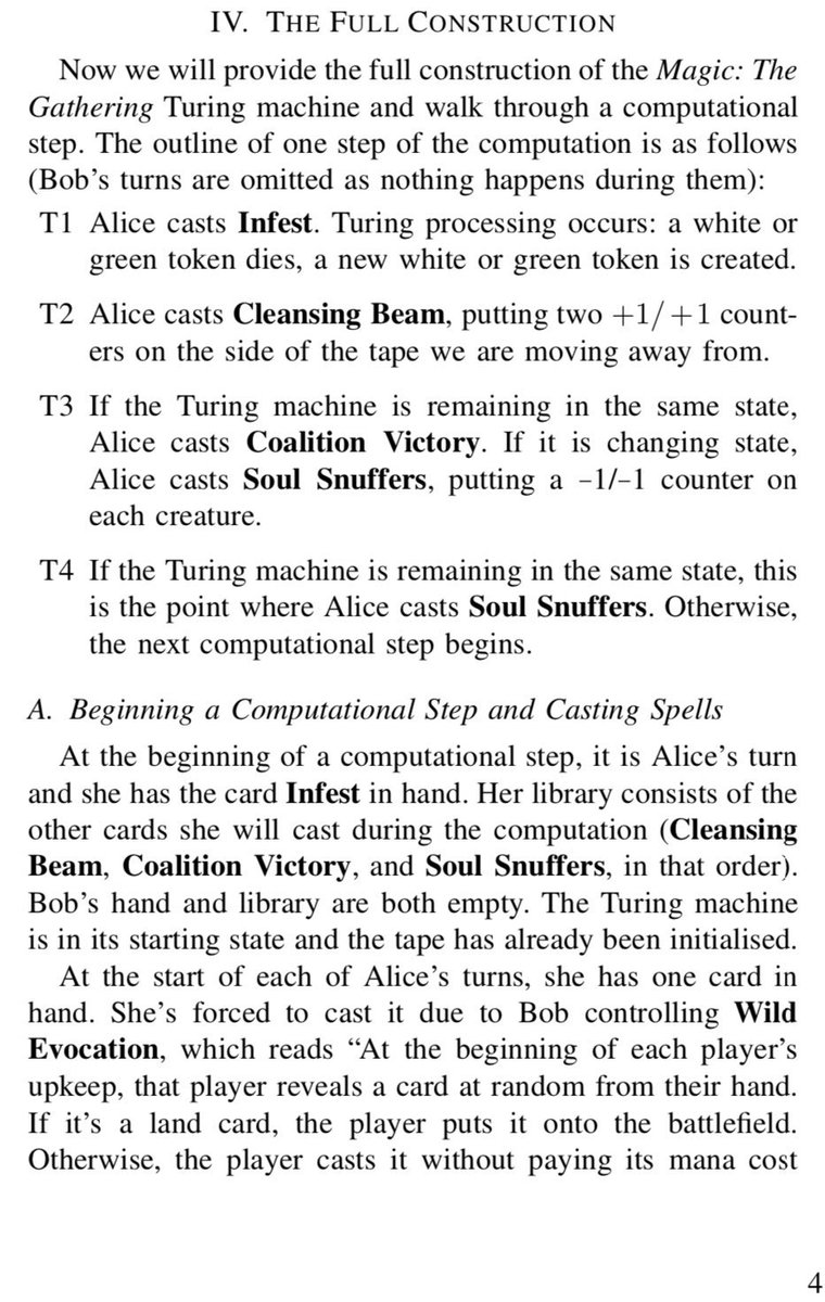 Of course, Magic the Gathering is Turing complete, and therefore you can theoretically use MtG decks as general purpose computers which can then literally be used to play any other game. This paper explains how: 6/  https://arxiv.org/abs/1904.09828 