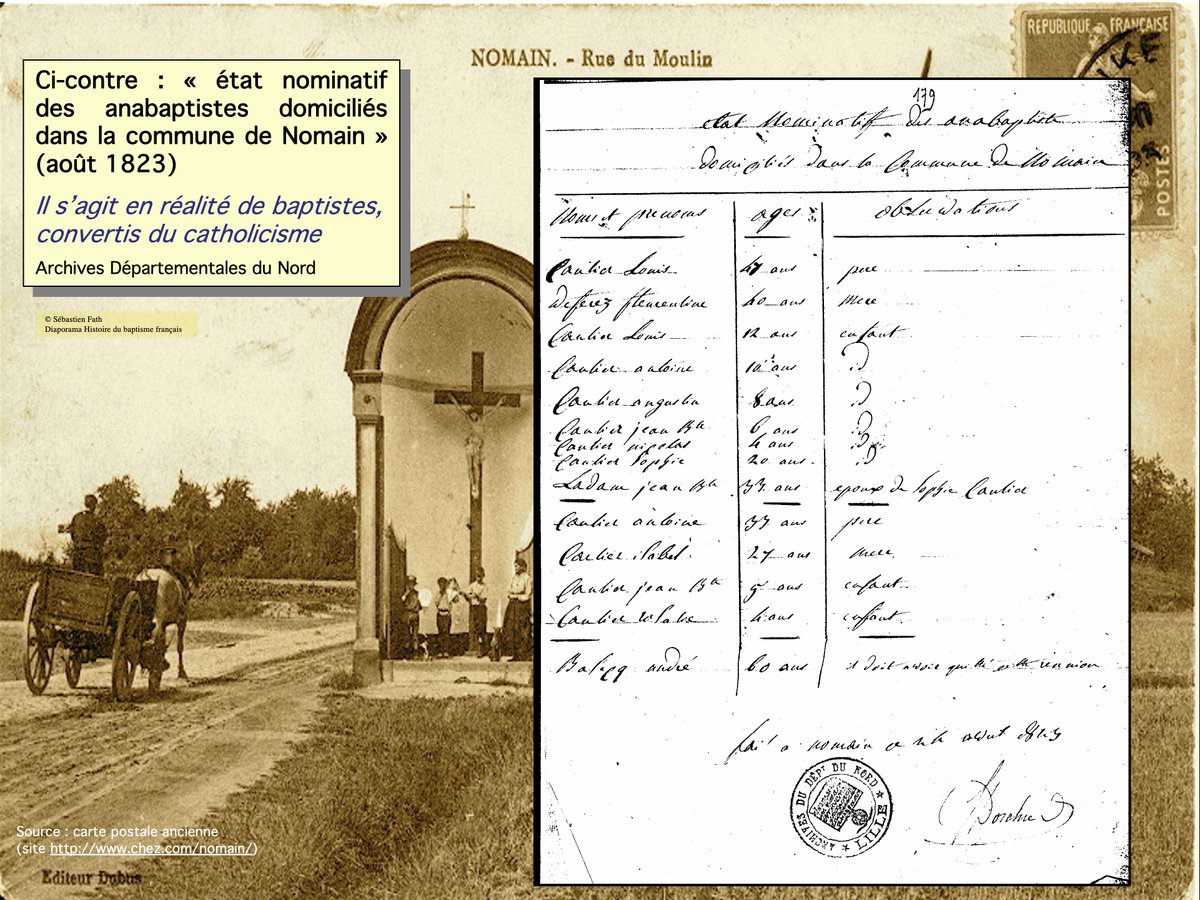 SebFath's tweet photo. Bicentenaire de l'implantation des Eglises baptistes 
en France (1820-2020) 

➡️ Coup d'oeil sur des sources d'époque

#EglisesBaptistes #France #Protestantisme #Evangéliques
#Nomain @LaSHDBF 

https://t.co/i5PiuR9XIt https://t.co/QD2cJsGW0b