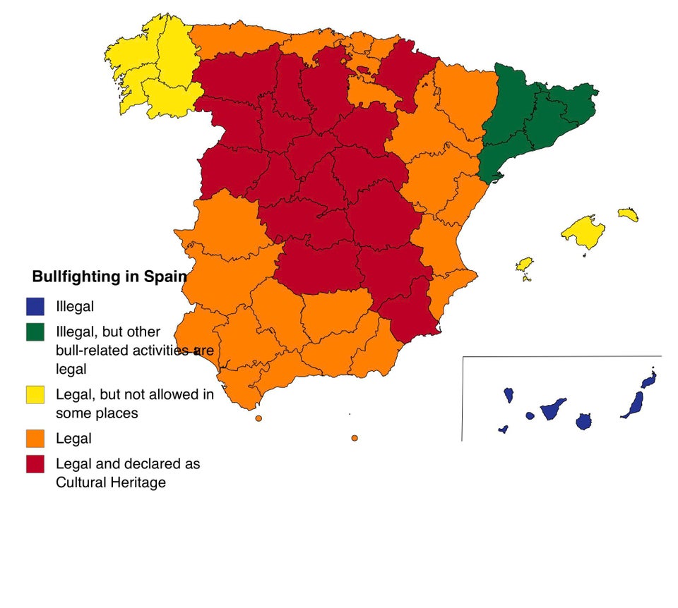 IFckingLoveMaps's tweet photo. Bullfighting in #Spain
Source: https://t.co/S1JT75fe4a https://t.co/xsYQidaJhP
