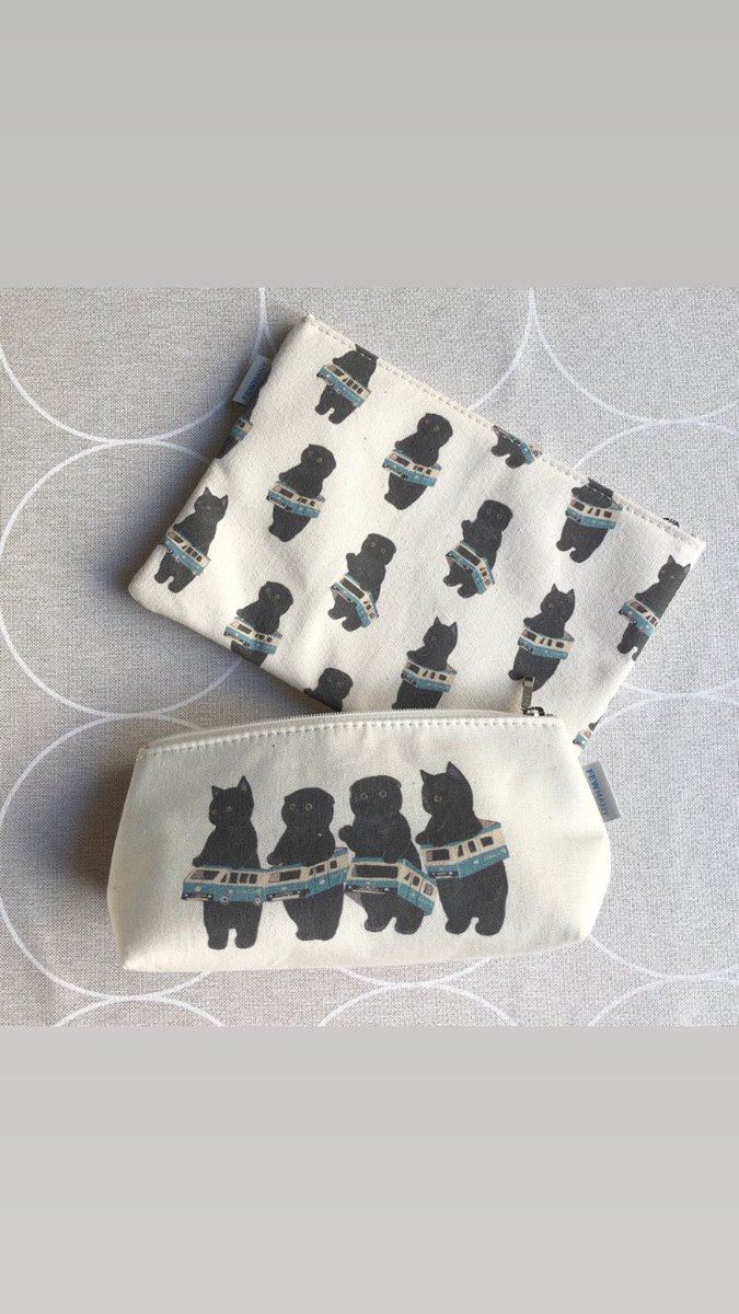 ぢゅの Popbox Fukuoka 天神ロフト 商品紹介 黒にゃんのポーチ