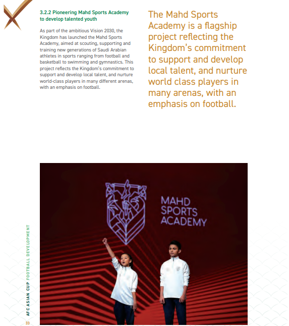 Not wanting to left behind, Saudi Arabia with their own version of Aspire Academy. And they also start to concentrate on women's football.I hope Brunei is watching. Especially on women's game.