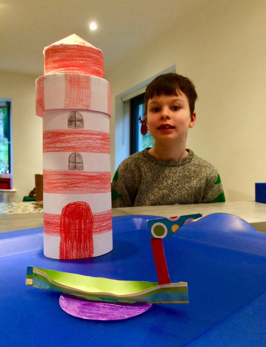 Consubstantial's tweet image. @StBrendansNS St. Killian arriving in Skerries. #artathome #funwithpaper