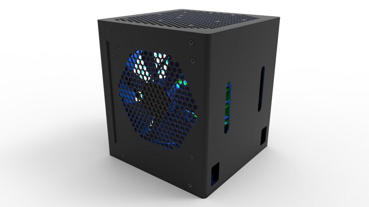 CryptoCloaks's tweet photo. The prototype of our latest 4 stack pi case is about to begin production for testing!

We're about to come into 2021 with a bang.

#raspberrypi #bitcoin #nodeporn https://t.co/HmJ3SUAfG8