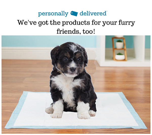 PersonallyDeliv's tweet photo. If you didn't know, we've got the products for your furry friends at home, too! Shop #bedpads #chux #underpads at https://t.co/h8OMwQcXR4 today! https://t.co/uJzClLgqQB