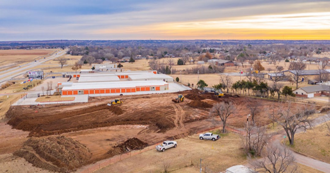 A sneak peek at the RV parking area in Phase 2 of the Rogers Lane development. #StorageRUs #LawtonOK