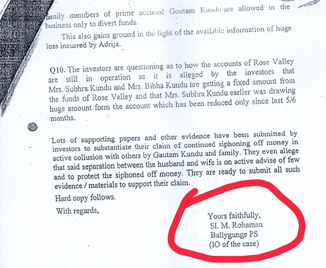 ....with the Ballygunge police station of Kolkata. The complaint was duly registered into an FIR and sub-inspector of the PS, M Rohaman was appointed investigating officer of the case