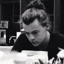 Harry Styles with a bun because we miss her..~A thread~