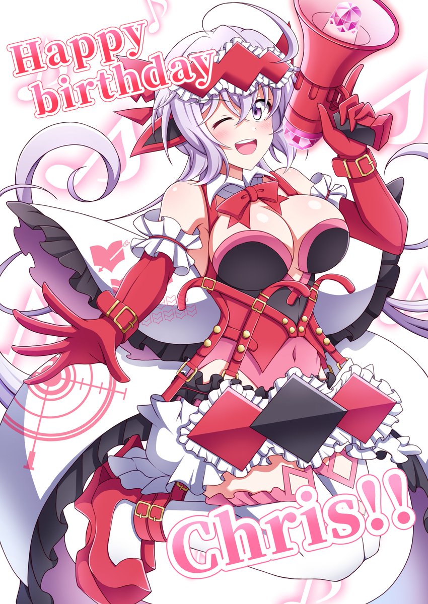 雪音クリス 「ギリッギリだけどクリスちゃん誕生日おめでとう!!!!!!!!!!!大好きだーーー」|スケヴェロス@4/2絶唱11のイラスト