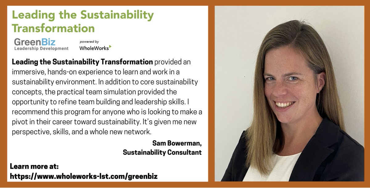 WholeWorksBiz's tweet image. Congratulations to Sam Bowerman for completing the #LSTprogram with our September cohort!