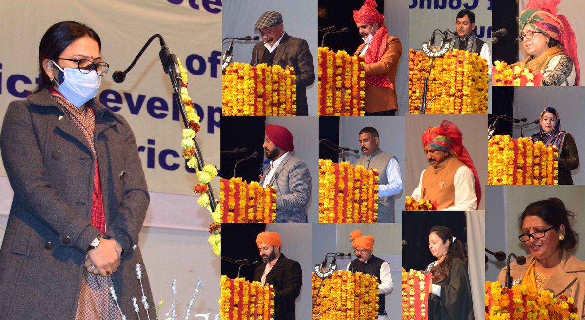 Sajidmalyk's tweet photo. #DDCElectedMembers
Oath Ceremony of Newly elected #DDCMembers
District..... JAMMU https://t.co/3OaUDSIzJp