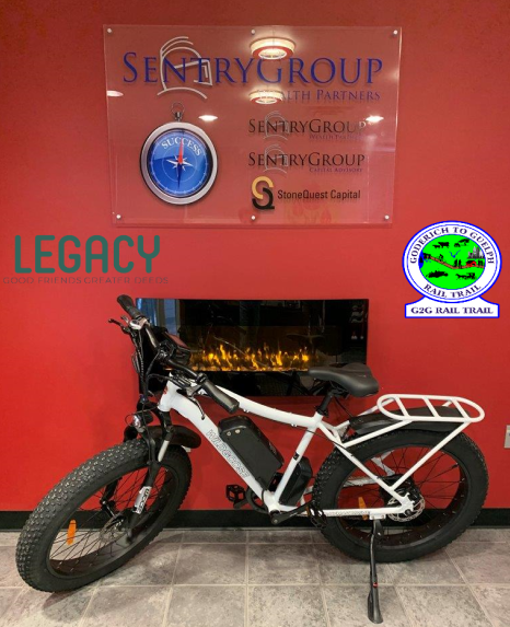 SentryGroup's tweet photo. The box has been opened and with it comes another chance to win the E-Bike pictured below! All donations of $100.00 made to @G2GRailTrail between December 25th 2020 &amp; January 17th 2021, will qualify you to be entered into the draw to win a Fat Tire E-Bike! Good Luck! https://t.co/oxaoAt0ETS