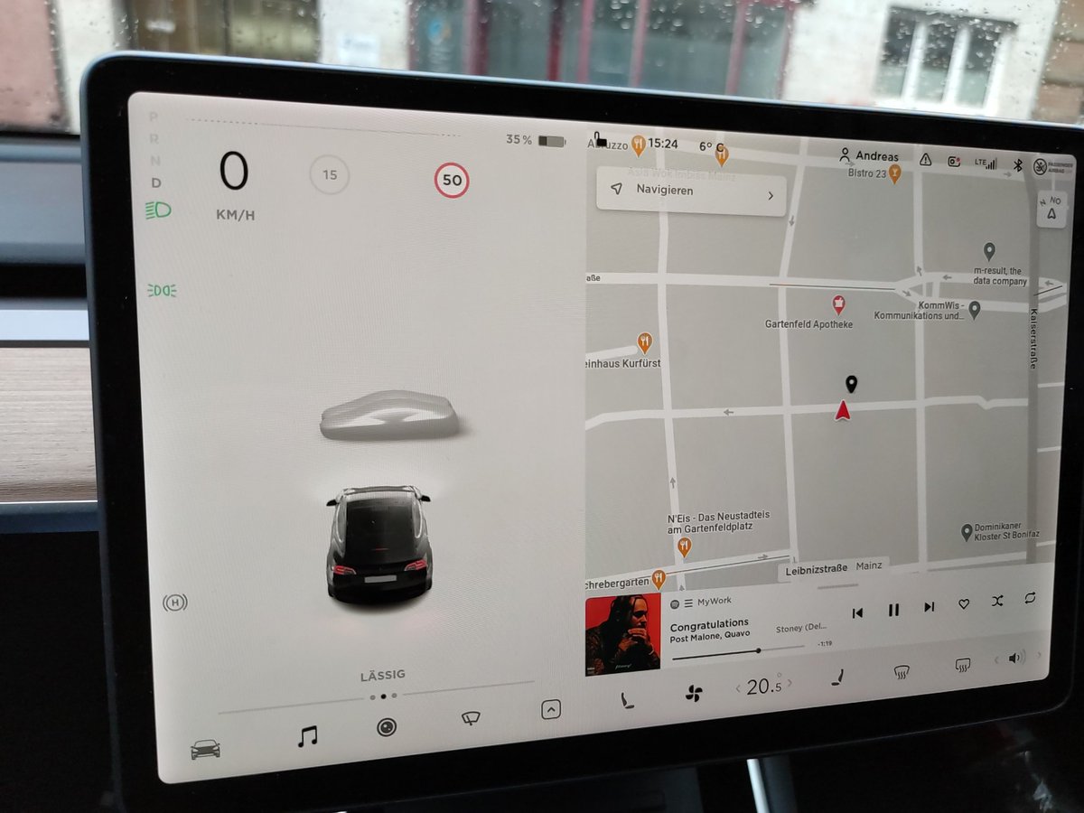 I'm not a fan of 2020.48.26. Smaller Map, smaller Speed Size. Really liked the old version. :-( Also no Boombox. I hope for a kit.

#tesla #boombox #model3