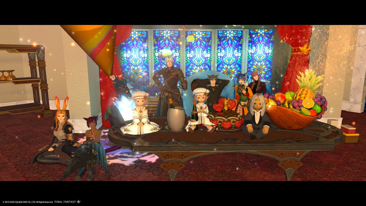 __oceans05's tweet photo. 昨日のことなんですけども1日遅れのじーじのBirthdayサプライズしてきました！！！
声掛けてきてくれた皆さんありがとうございましたー！じーじおめでとう！！！！
#ff14_Va https://t.co/DKCKmtZhmu