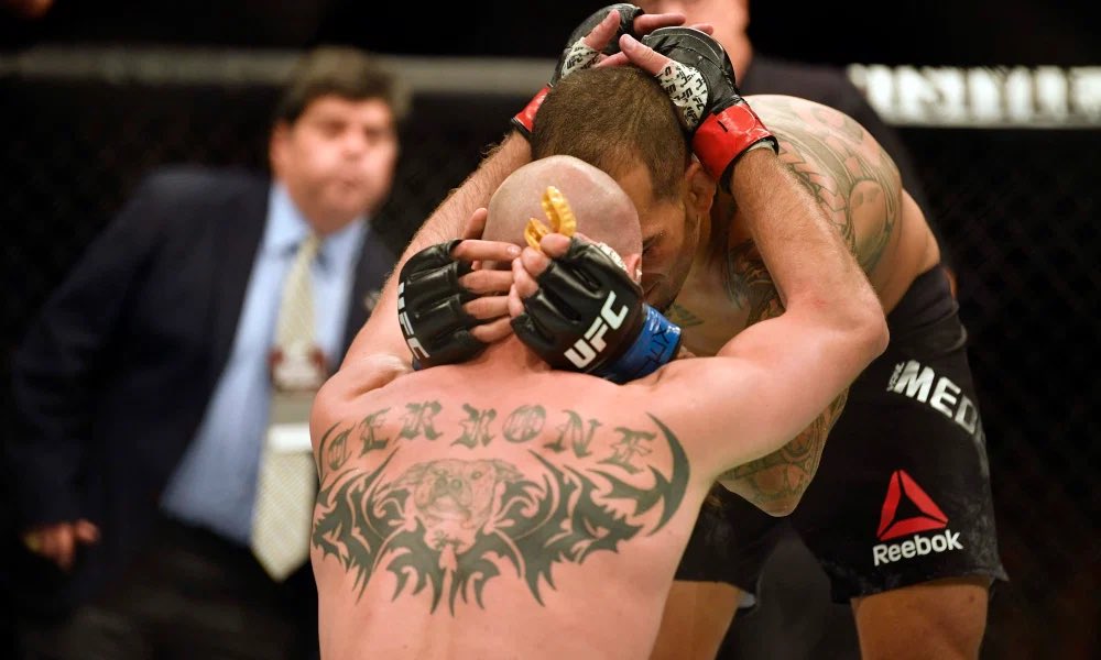 Most of the time, they are fully in control. They’re able to flip a switch and activate all of their training.They go from 0 to 100%As soon as the fight is over, you’ll see them hugging each other. Mutual respect and understanding that the fight is over.