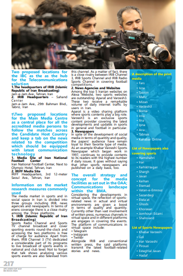 Iran on the other hand just show one page. Pathetic.