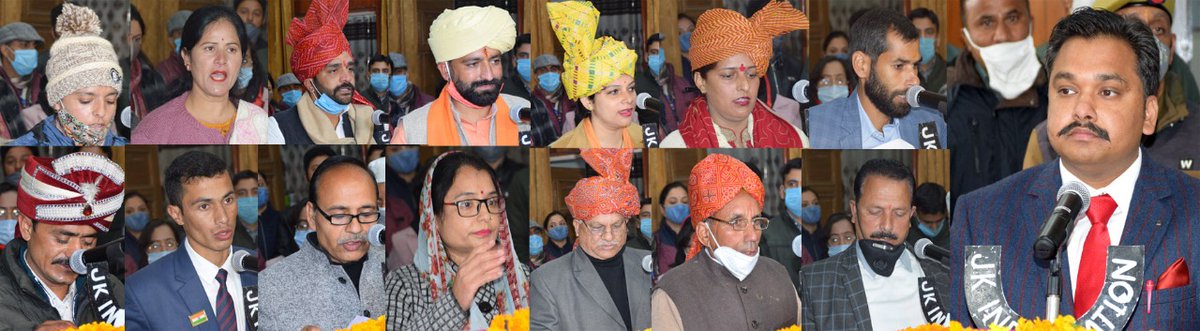 diprjk's tweet photo. #DDCElectedMembers
Oath Ceremony of Newly elected #DDCMembers
District..... Udhampur
@manojsinha_ @nitishwarKumar @kansalrohit69 @DrSyedSehrish https://t.co/koSIrRTNiy