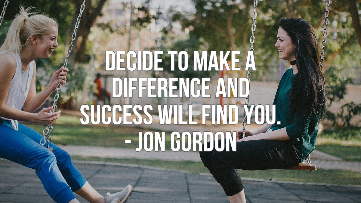 brad_hughes's tweet photo. I used to chase success. Now I choose to serve and add value to others. I invite connections and allow them to flourish. 'Decide to make a difference and success will find you.' - @jongordon11 #oneword2021 https://t.co/B46FewJDjA