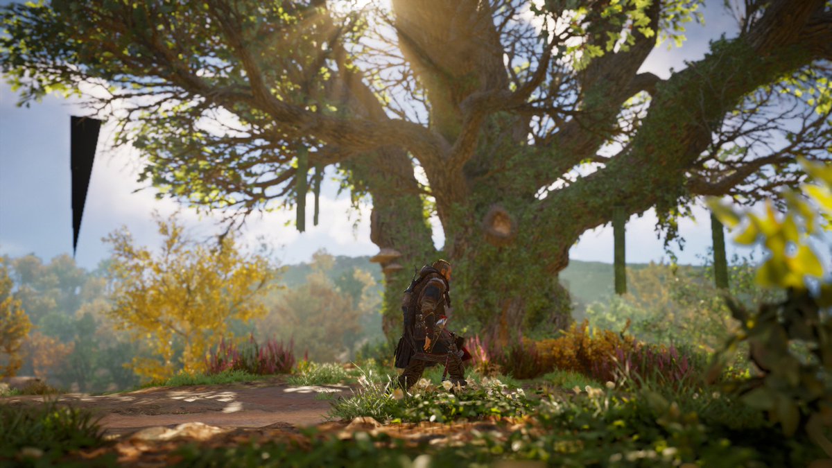 daytonbrokensha's tweet photo. Admiring the view #Valhalla #Photomode #VPDAY #VirtualGamingPhotography #AssassinsCreed  #PS4share https://t.co/g7V1WH15DY