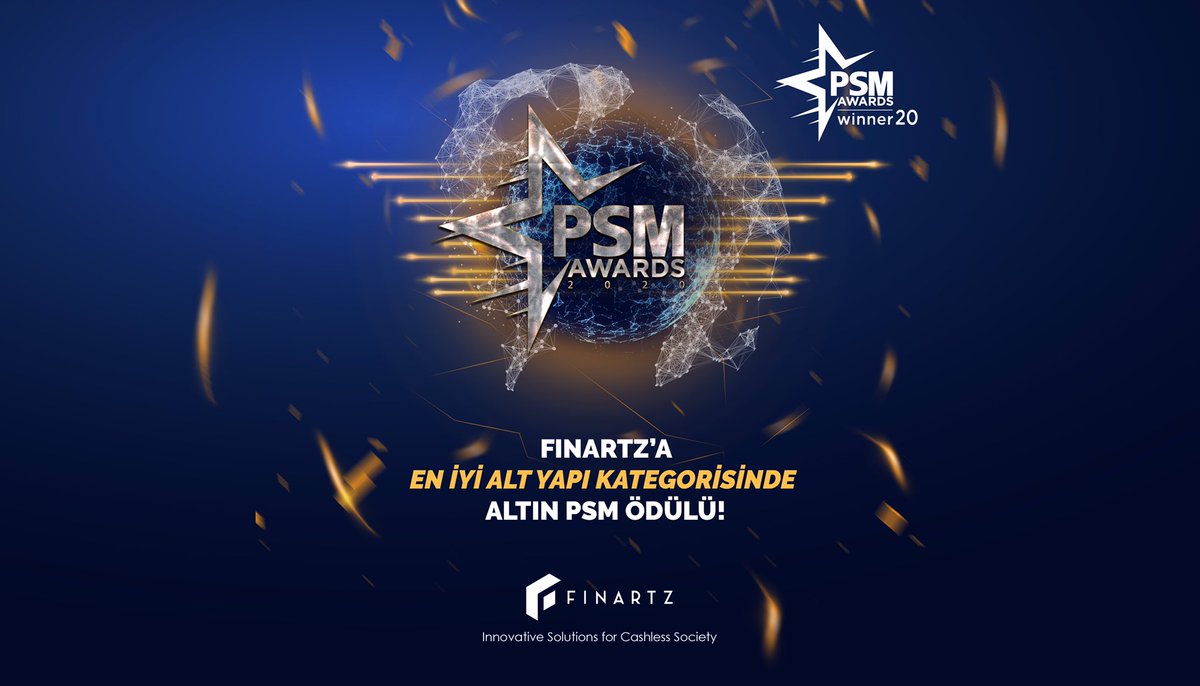 finartz_com's tweet photo. Ödeme dünyasının en iyilerinin seçildiği PSM Awards 2020'de Finartz olarak "En İyi Altyapı" kategorisinde Directory Server 2.2 ürünümüz ile Altın PSM aldık! #PSMAwards #Finartz https://t.co/wxiLWgrr7s