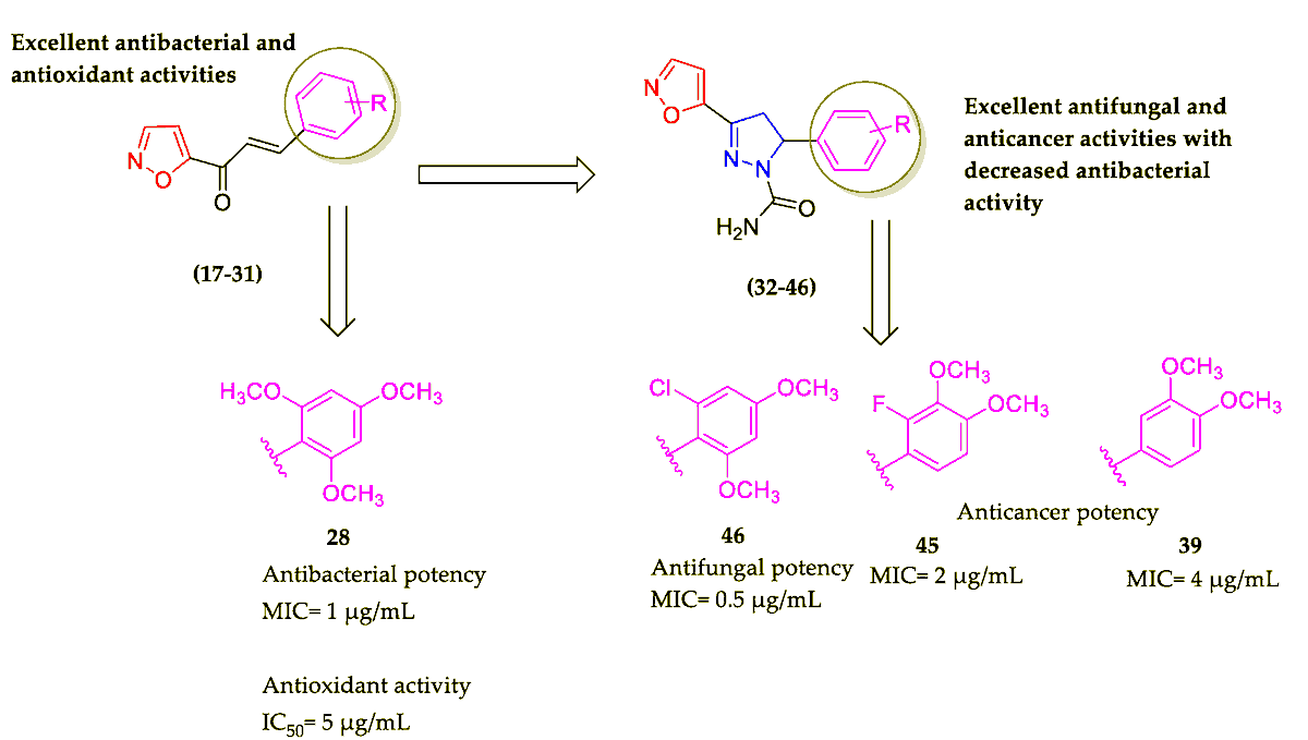 Molecules_MDPI's tweet photo. Antimicrobial, Antioxidant, and Anticancer Activities of Some Novel #Isoxazole Ring Containing #Chalcone and #Dihydropyrazole Derivatives
by Afzal Shaik, Richie R. Bhandare, et al.
https://t.co/i7BYItWLOa
#AntibacterialActivity #AntifungalActivity #AnticancerActivity https://t.co/GgfJiiwldj