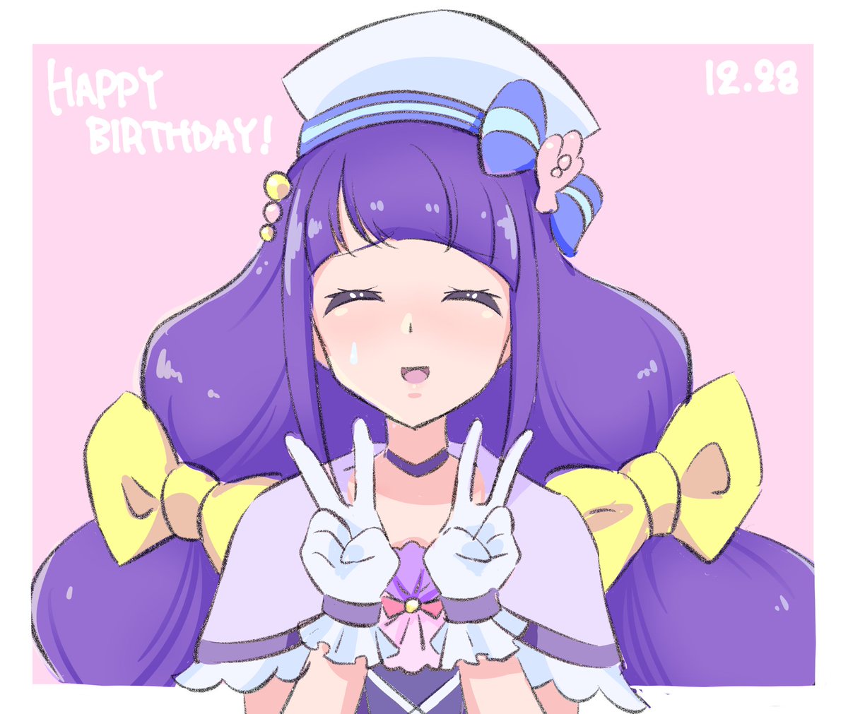 「遅くなりましたがみこるさんお誕生日おめでとうございました〜!」|酉越くろう@1日目西み34aのイラスト
