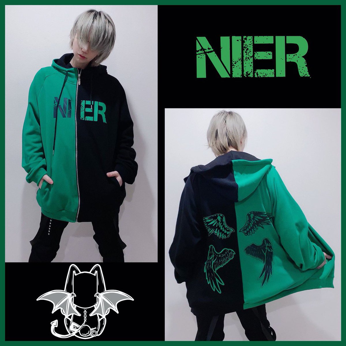 RT @NieR_tokyo: 🎁本日〆切プレゼント企画🎁 冬用TWO-TONE ZIP PARKA