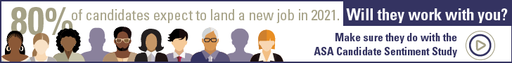 StaffingData's tweet photo. #DYK: Slight majority of job candidates are satisfied w/their current employment situation? Get more insights into job seeker perceptions & experiences amid #Covid19 from new ASA #CandidateSentimentStudy https://t.co/UCYlwNWELC https://t.co/niY1X7btZy