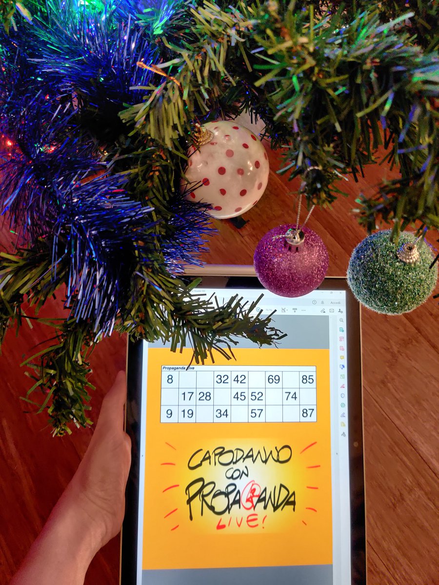 Quando il 28 di dicembre sai già cosa farai a Capodanno.
Pronto per la #propagandatombola
#propagandalive