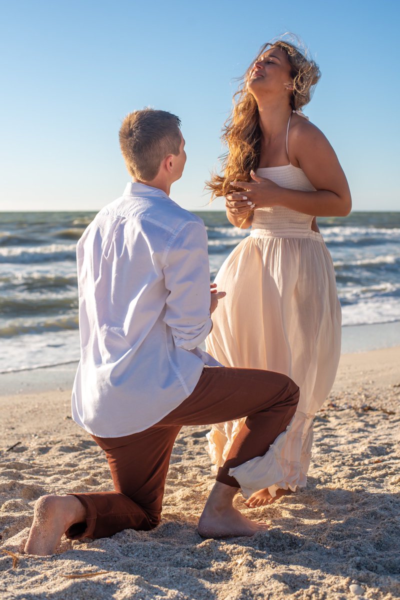 coleschmuck's tweet photo. Look at my goofy self getting engaged to this model https://t.co/md891lsTi3