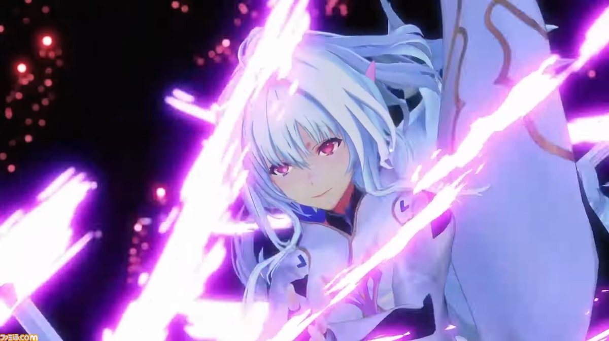 Like male Merlin, she never died and cannot be summoned as Servant. She uses her own power to materialise as Servant, simply as a hobby. Proto Merlin considers human's travels (their lives) as sometimes too boring, so she pinches them a little. Indeed, she pinched Arthur a lot.