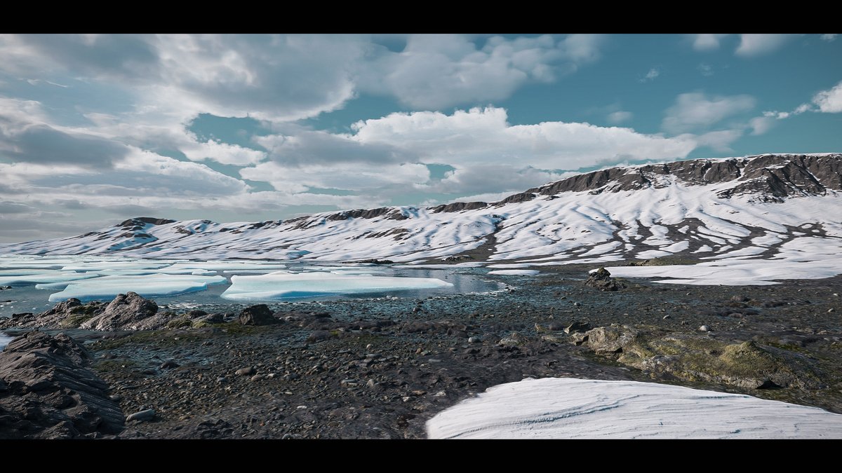 Unigine's tweet photo. Sharing with you the realistic views of Antarctica created with UNIGINE 2.13. The author of the renders is Alexander Kolyasa, a 3D environment artist.

Link to the project: https://t.co/1uMIcIKJA8

#unigine #madewithunigine #realtime3d https://t.co/kW5QxS4V9I