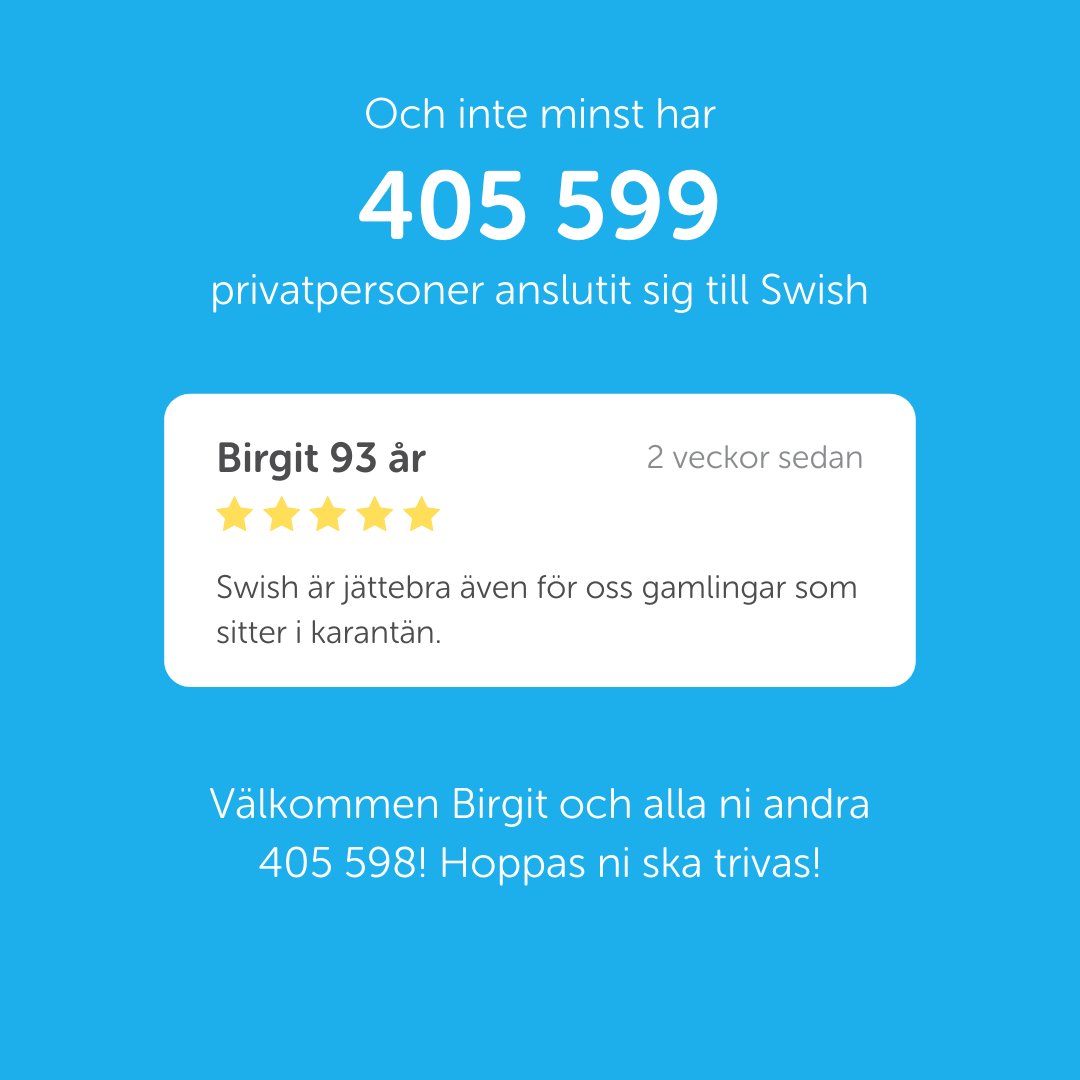 Tack för det här året! 💖  Hela årsresumén hittar ni här: swish.nu/nyhetsrum/stor…
