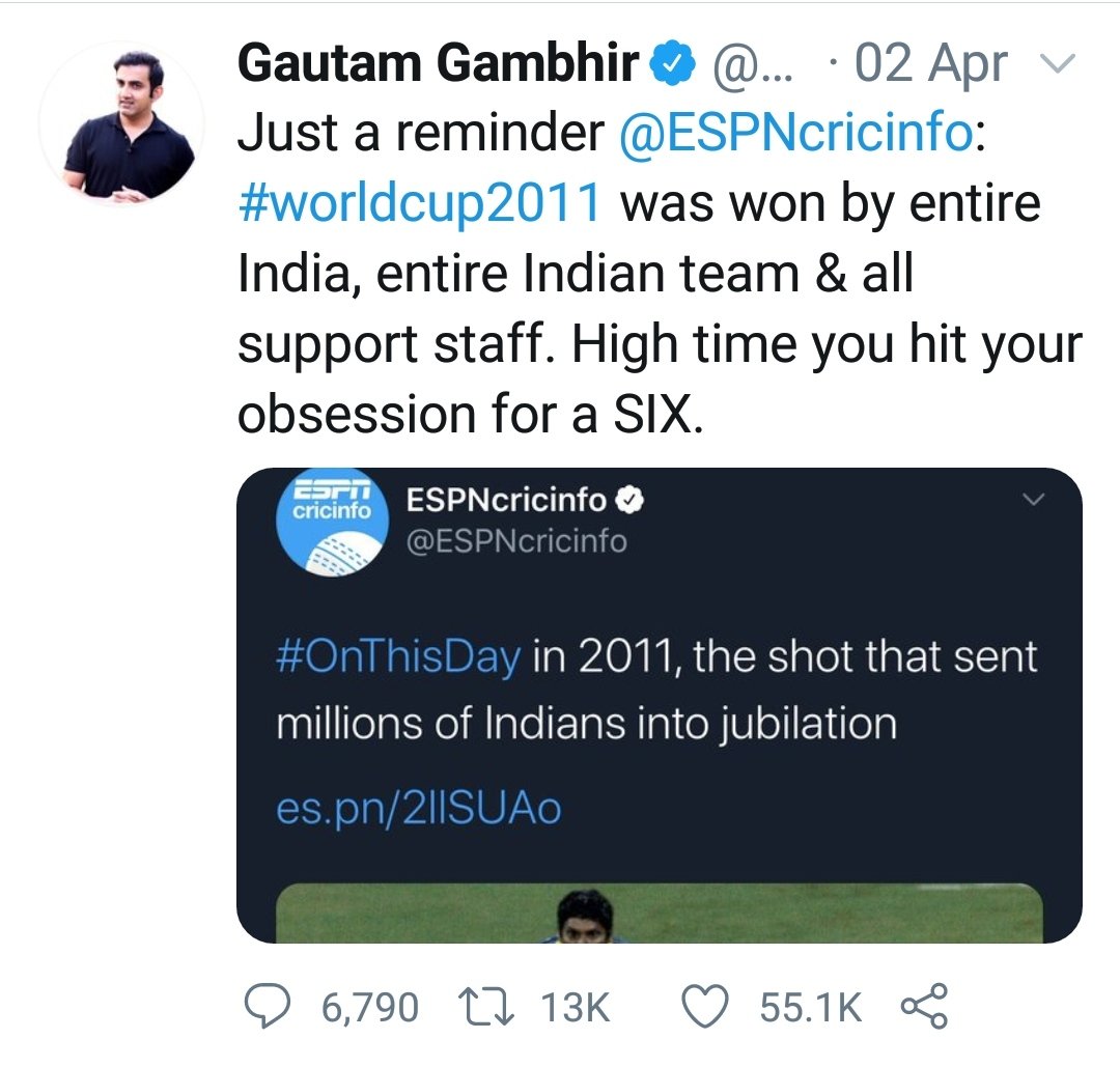 Some iconic tweets by cricketers-A THREAD ( Rts appreciated)