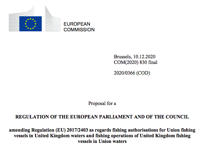 EU fishing industry impacted by #Brexit (<a href="/EufaFisheries/">EUFisheriesAlliance</a>, <a href="/EuropecheOrg/">Europêche</a>, <a href="/EAPO_EUfishPOs/">EU Association of fish Producers Organisation</a>) deeply concerned about the possible delays in issuing the necessary authorisations to continue fishing in UK waters. Vessels at sea would be forced to return to port before 1st January 2021.