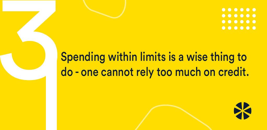 Lesson No. 3 - Yes, we all love to spend. And credit can sometimes create the illusion that we can spend limitlessly. .Use credit, but do so wisely. (4/7). #credit  #mondaythoughts  #MondayWisdom  #moneywisdom  #multiplmovement