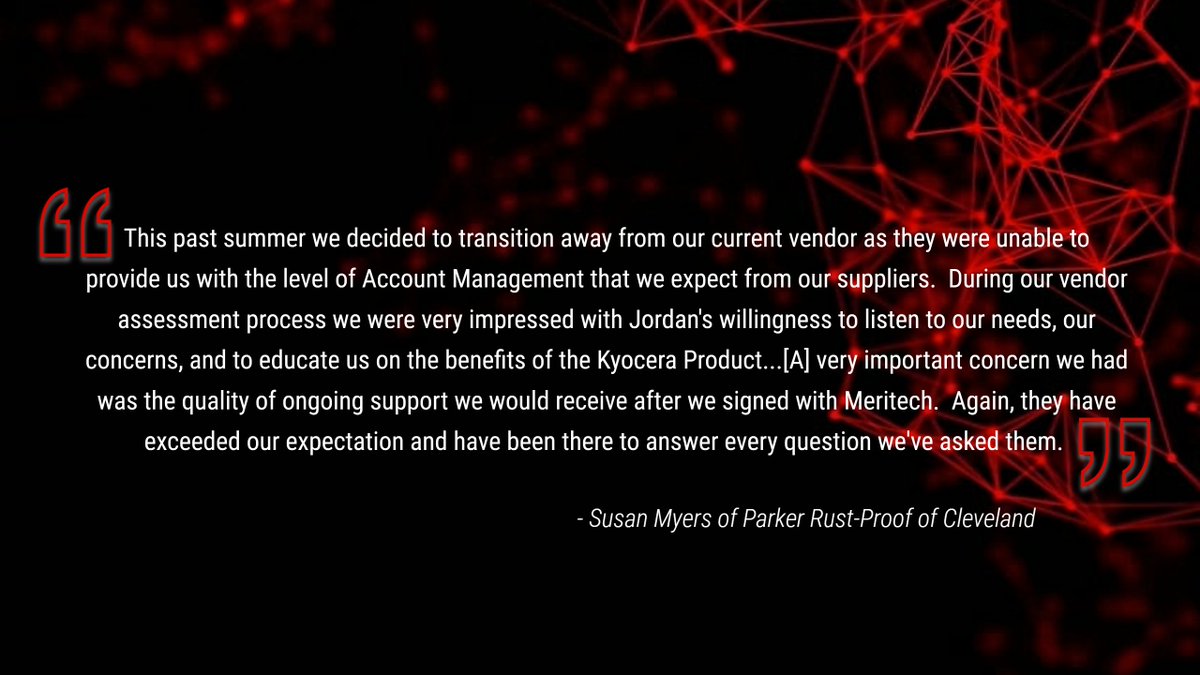 Thinking about switching your technology vendor in 2021?

Read the review below of a brand new customer's experience switching to Meritech.  

2020 was tough enough, don't spend 2021 with a vendor partner who doesn't take the time to get to know and prioritize your business goals