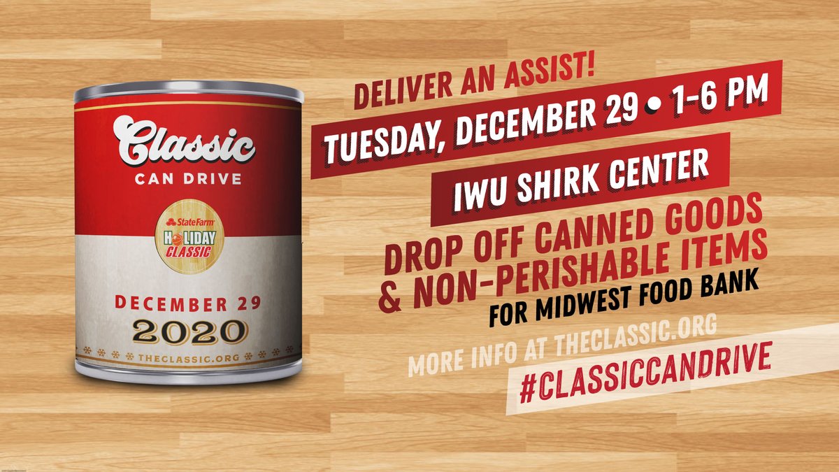 BN_SportsComm's tweet image. While we are missing the @sfclassic right now, the SFHC crew is still working hard to give back to the BN community!

Drop off canned goods &amp;amp; non-perishables to the IWU parking lot tomorrow for the Midwest Food Bank! #ClassicCanDrive