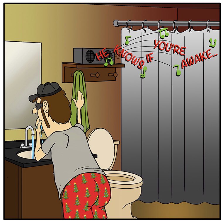 whosyourdarkdad's tweet photo. It may be late but at least it’s still horrible.
#funny #comic #darkdad #darkdadcartoons #comedian #cartoon #cartoons #comedy #comics #illustration #drawing #Santa #HolidayMovies #holidaycartoon https://t.co/T0hC9Qnh77