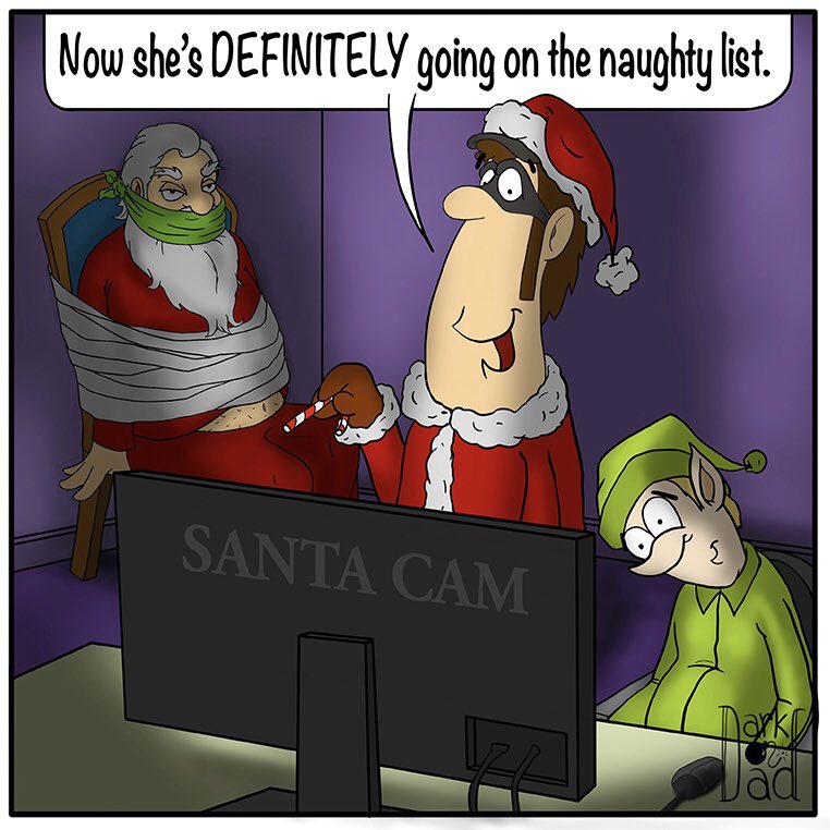 whosyourdarkdad's tweet photo. It may be late but at least it’s still horrible.
#funny #comic #darkdad #darkdadcartoons #comedian #cartoon #cartoons #comedy #comics #illustration #drawing #Santa #HolidayMovies #holidaycartoon https://t.co/T0hC9Qnh77