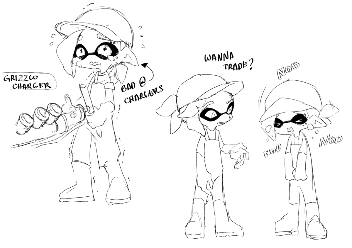 Splat session from a long time ago :D
#Splatoon2 #sketches 