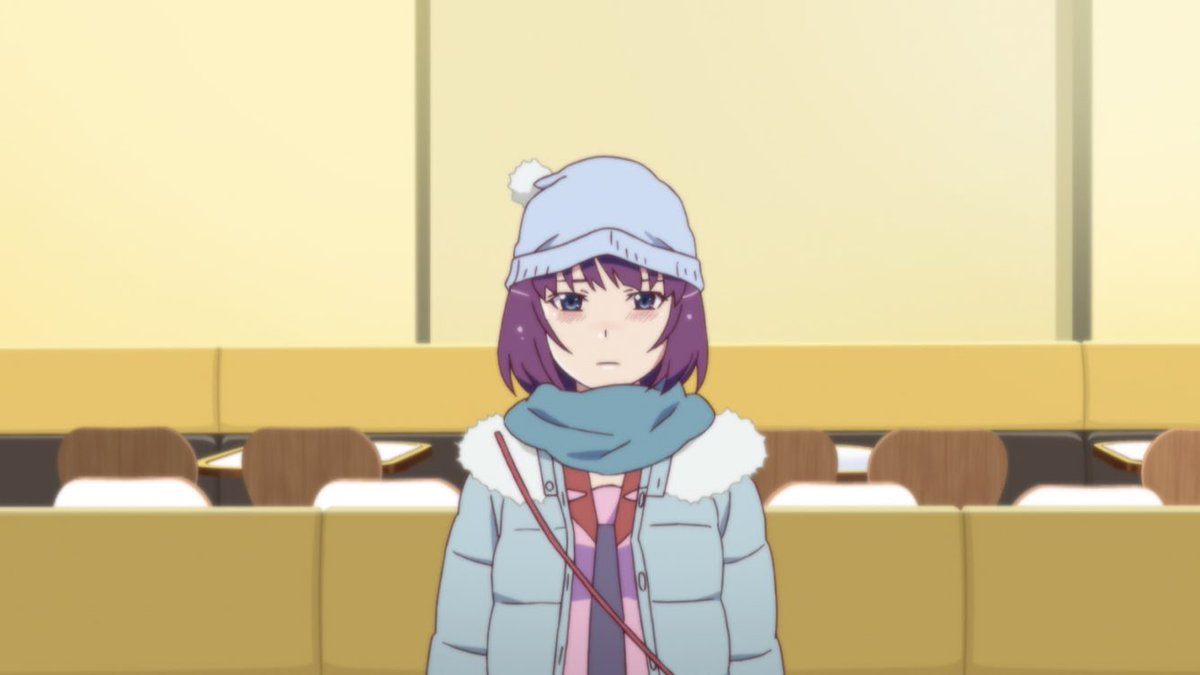 This comes full circle in a beautiful way when in hitagi end when she sucks it up and requests kaiki to save araragi. This leading into her coming to terms with her history with kaiki and finally being able to thank him for saving her life is my favorite moment ever.