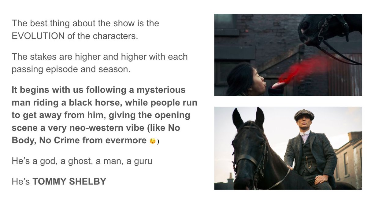 peaky blinders is not a show, it's an experience that will elevate your soul and make you believe in the true power of storytelling  @taylorswift13