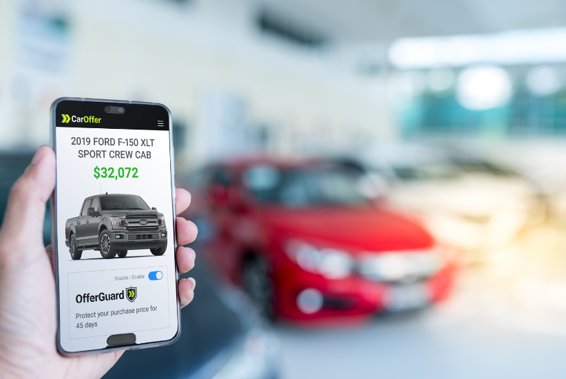 CarOffer_'s tweet image. Could you use a 45-day price guarantee for your used inventory? With OfferGuard, if a vehicle isn't reatailed within 45 days, CarOffer with take it off your hands with the click of a button. Simple! hubs.la/H0CZBr10

#UsedCarInventory #CarOffer #SourcingUsedCarInventory