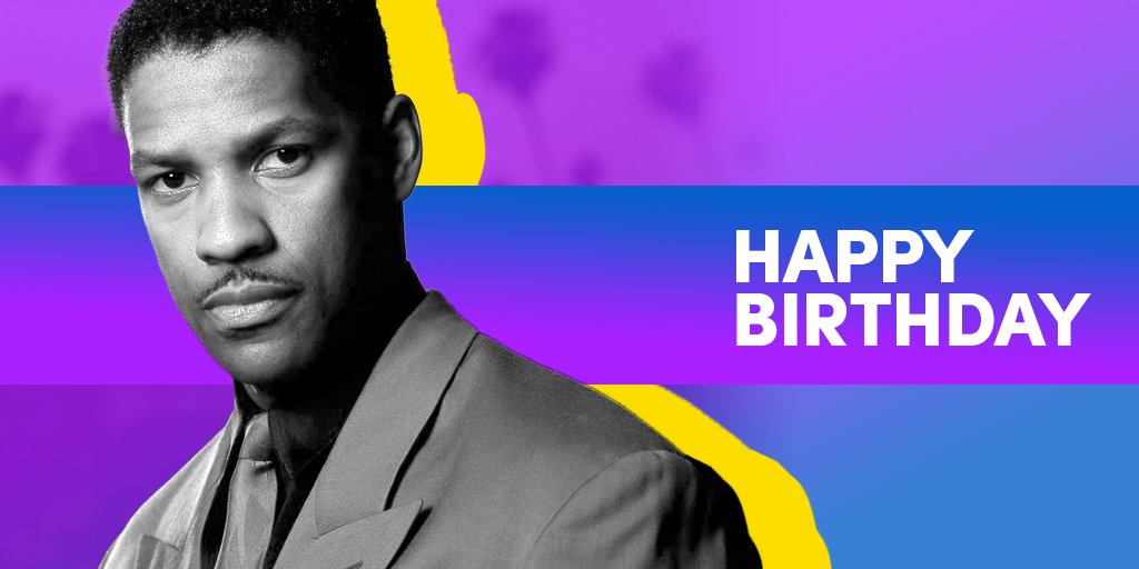 Happy birthday to one of Hollywood s finest actors, Denzel Washington. 